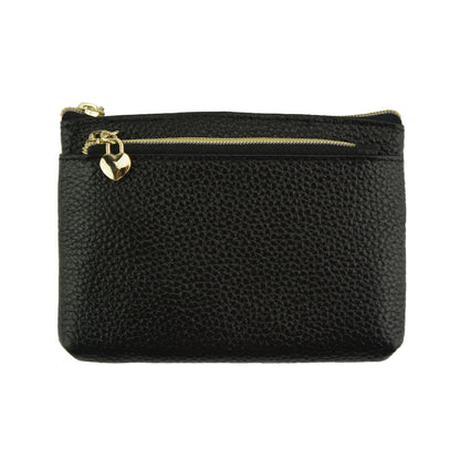 Soave Leather Coin Card Holder - Made In Italy