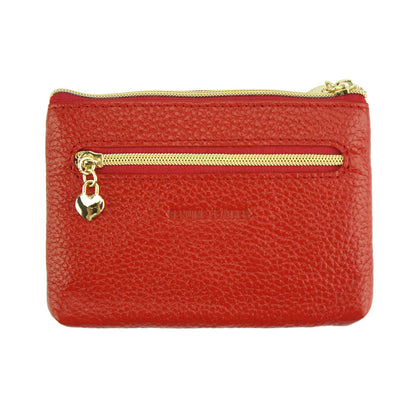 Soave Leather Coin Card Holder - Made In Italy