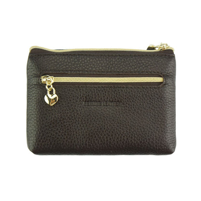 Soave Leather Coin Card Holder - Made In Italy