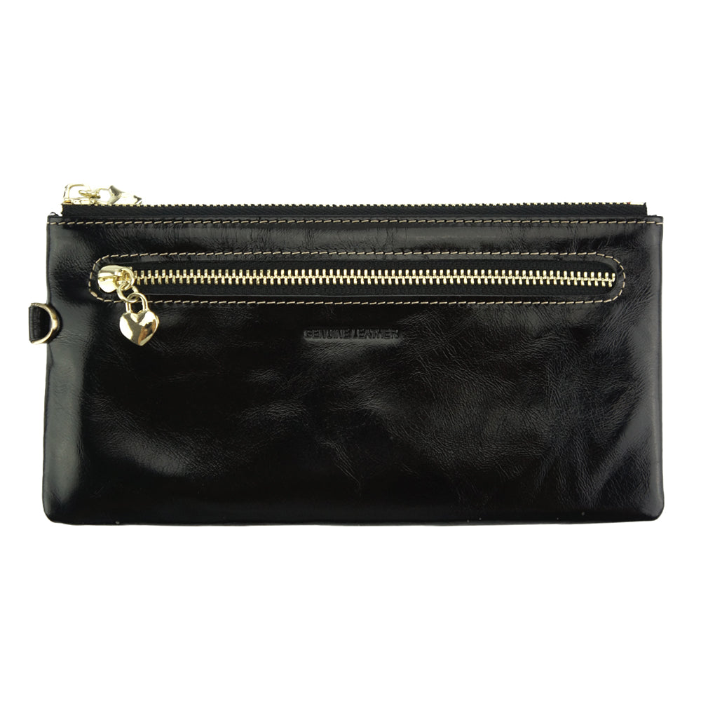 Anastasia Patent Leather Wallet - Made In Italy