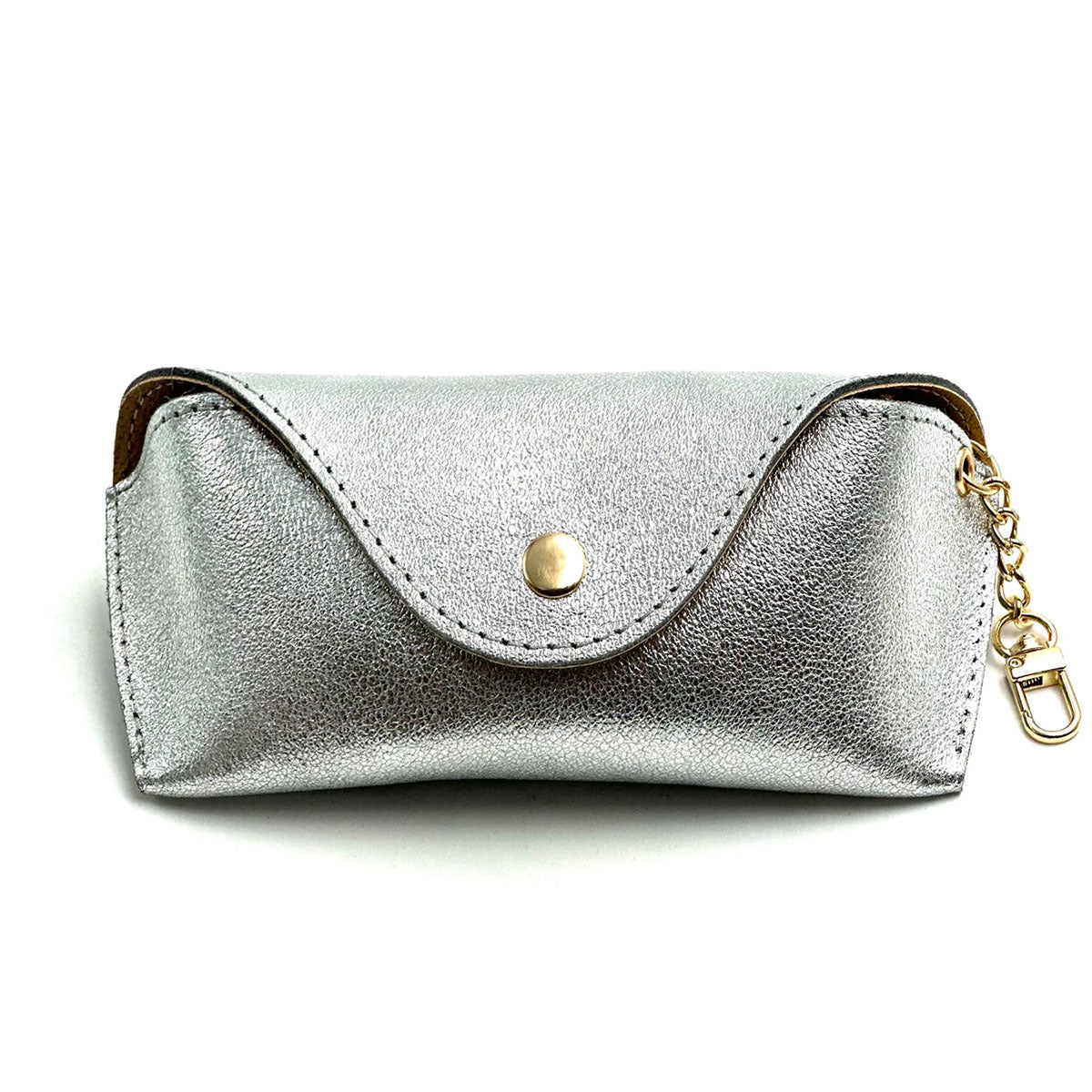 Lisetta Clip-On Leather Eyewear Case - Made In Italy