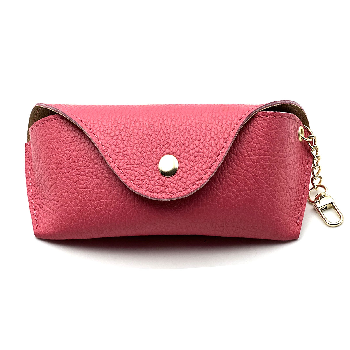 Lisetta Clip-On Leather Eyewear Case - Made In Italy