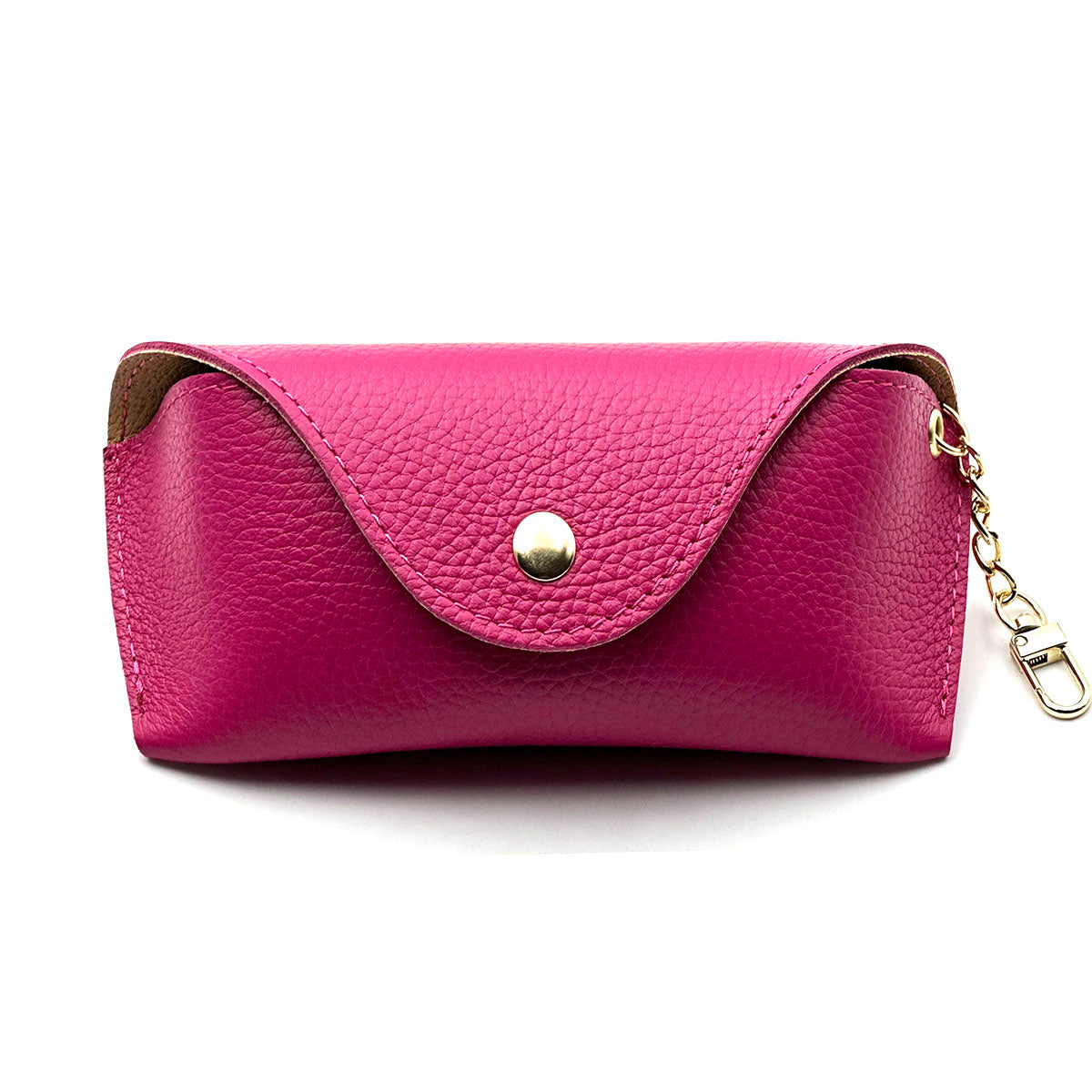 Lisetta Clip-On Leather Eyewear Case - Made In Italy