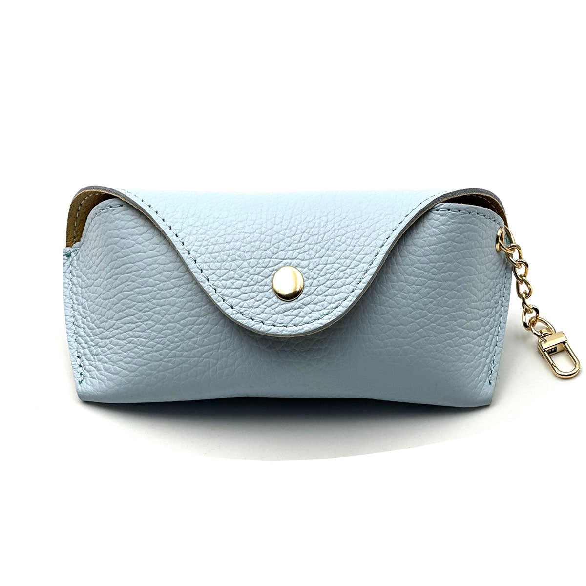 Lisetta Clip-On Leather Eyewear Case - Made In Italy