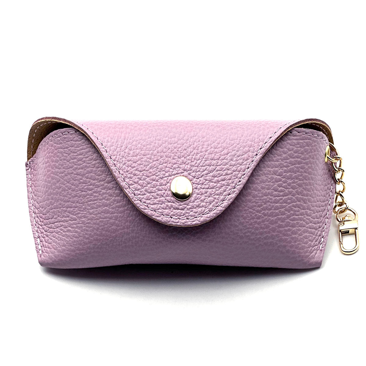 Lisetta Clip-On Leather Eyewear Case - Made In Italy