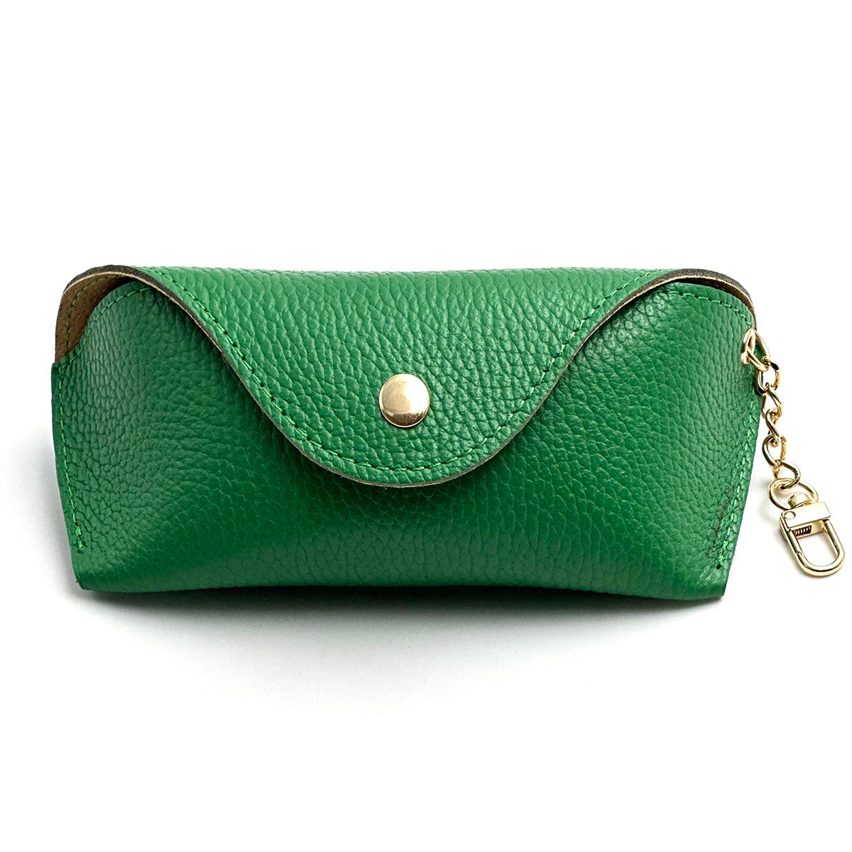 Lisetta Clip-On Leather Eyewear Case - Made In Italy