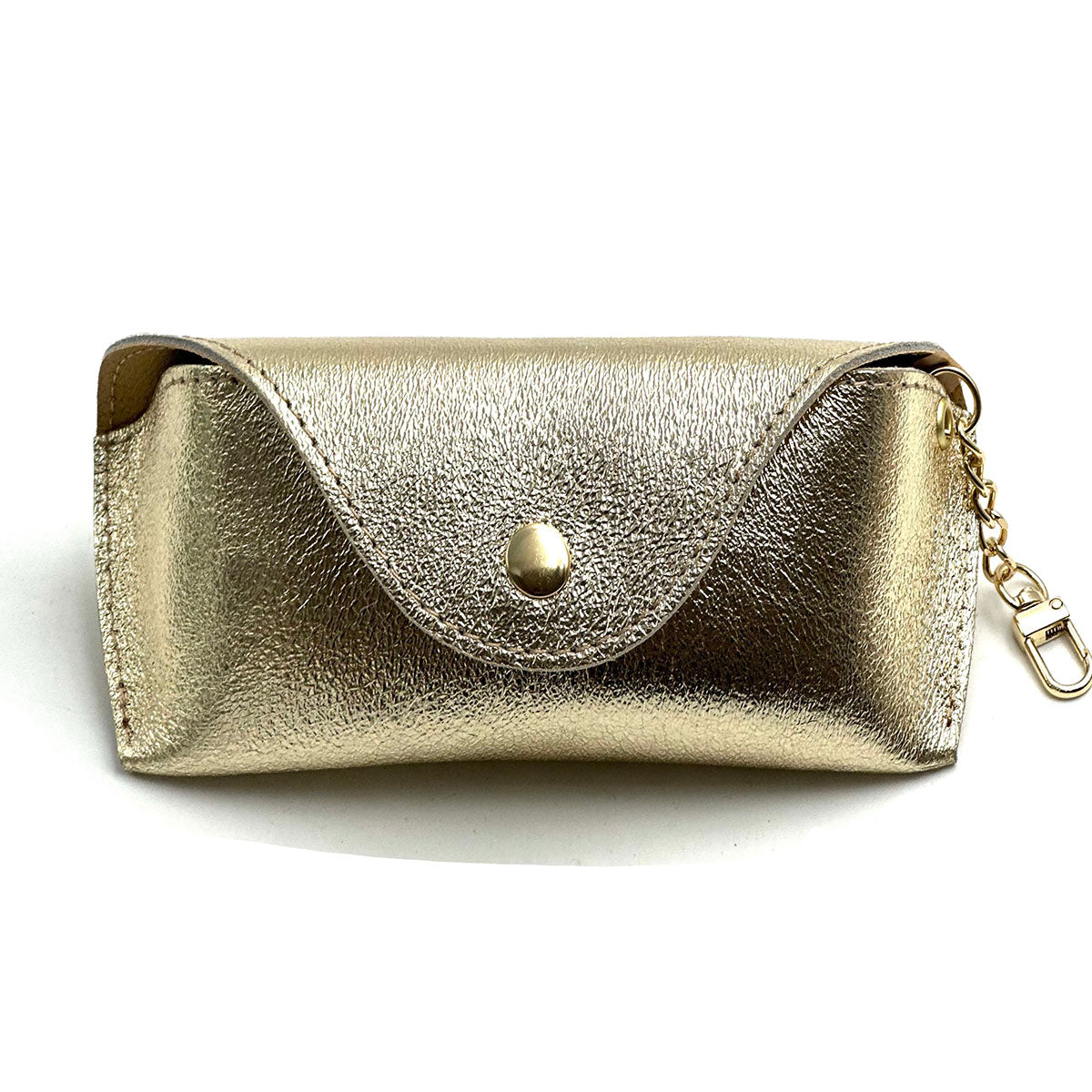 Lisetta Clip-On Leather Eyewear Case - Made In Italy