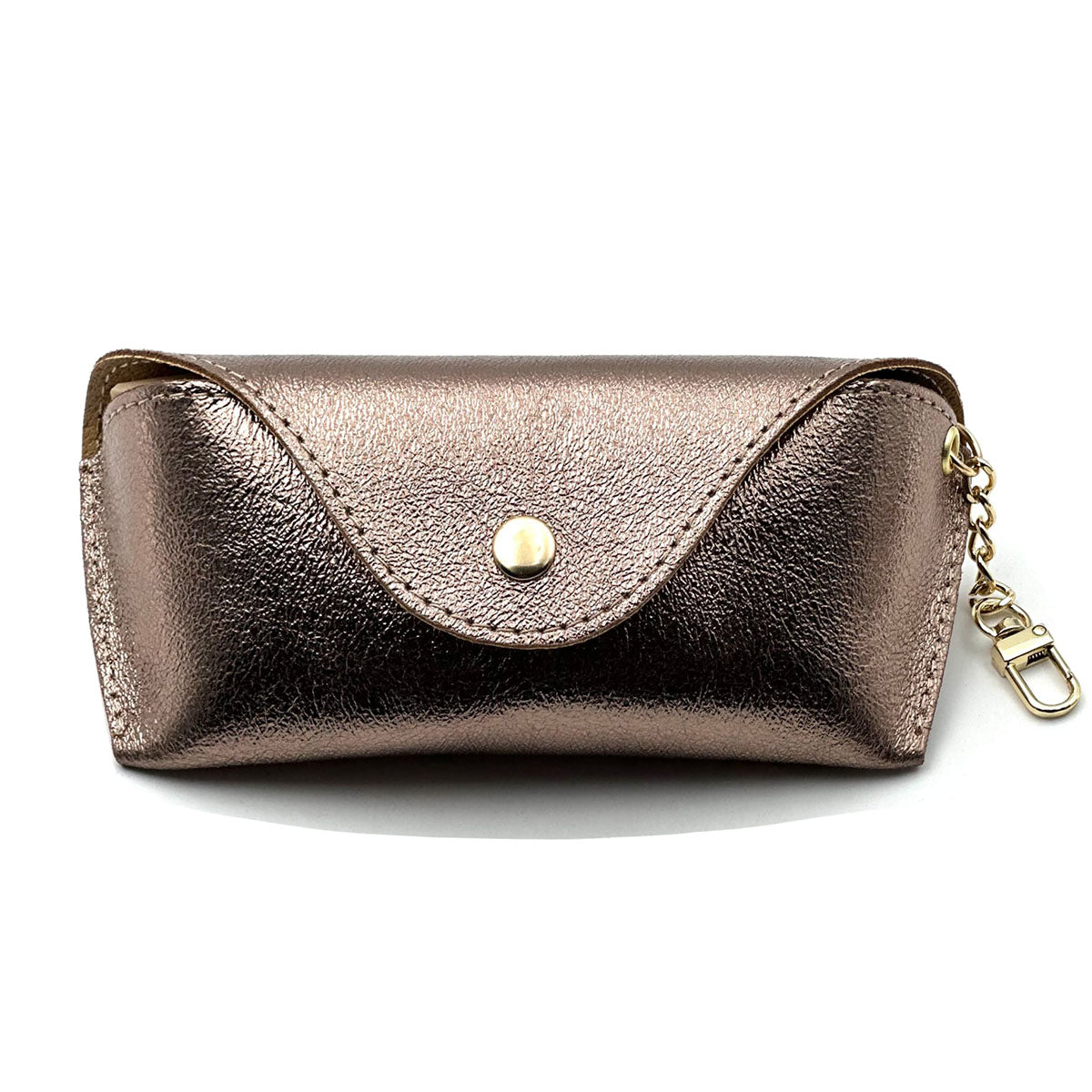 Lisetta Clip-On Leather Eyewear Case - Made In Italy