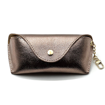 Lisetta Clip-On Leather Eyewear Case - Made In Italy