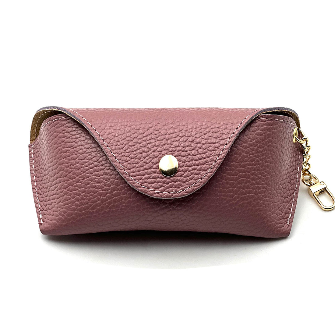 Lisetta Clip-On Leather Eyewear Case - Made In Italy