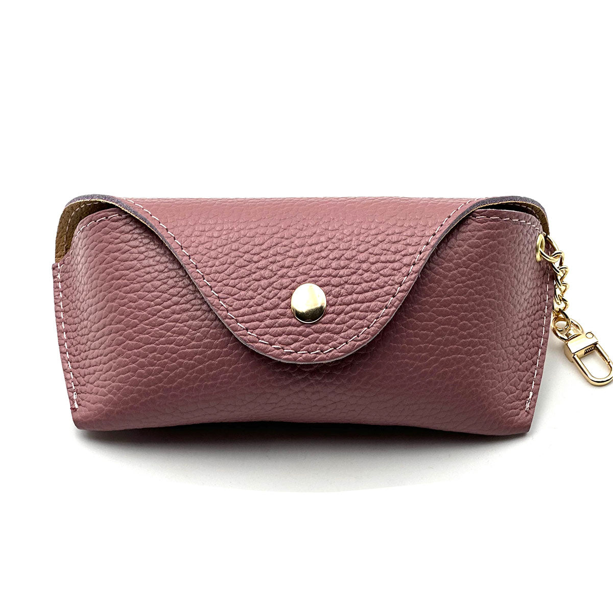 Lisetta Clip-On Leather Eyewear Case - Made In Italy