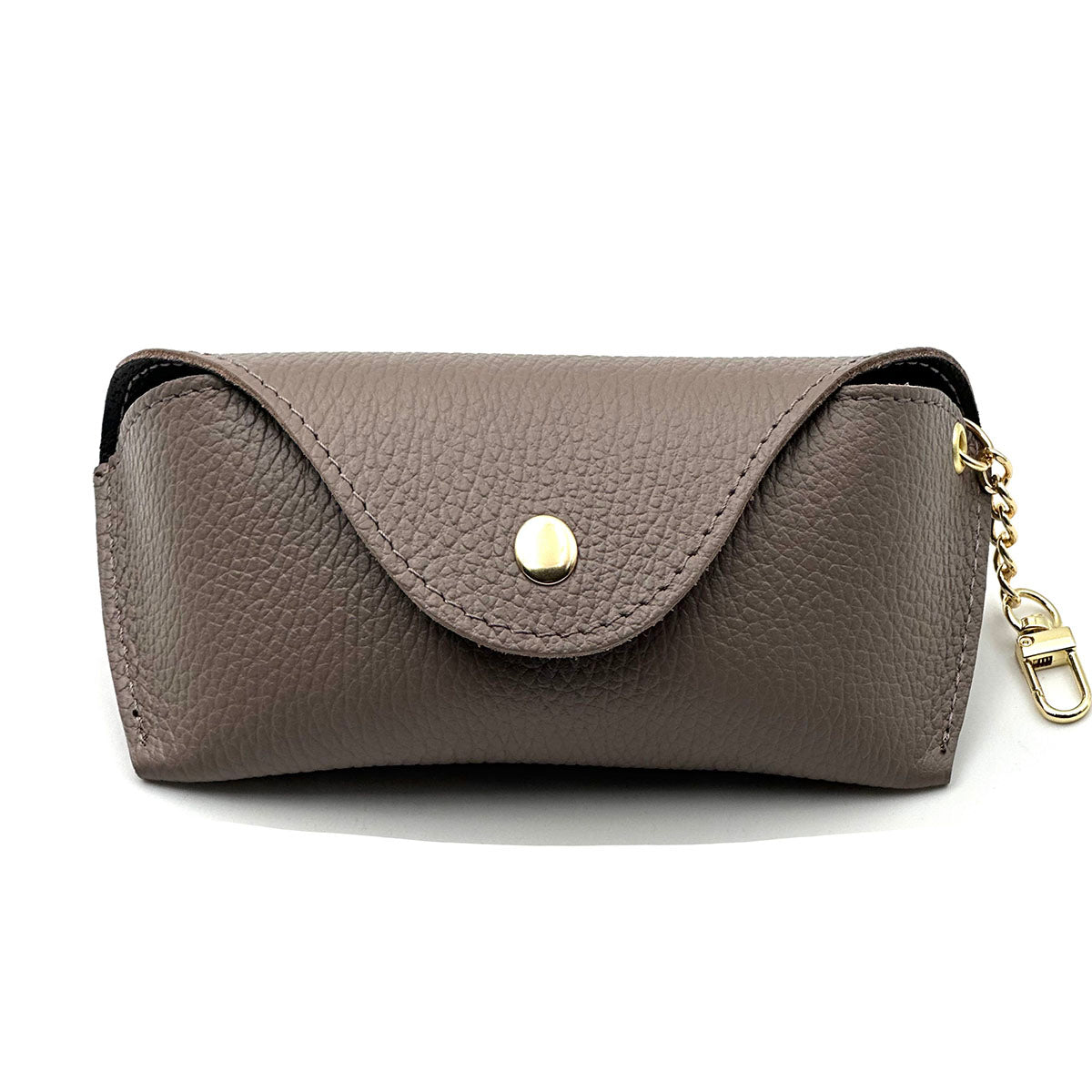 Lisetta Clip-On Leather Eyewear Case - Made In Italy