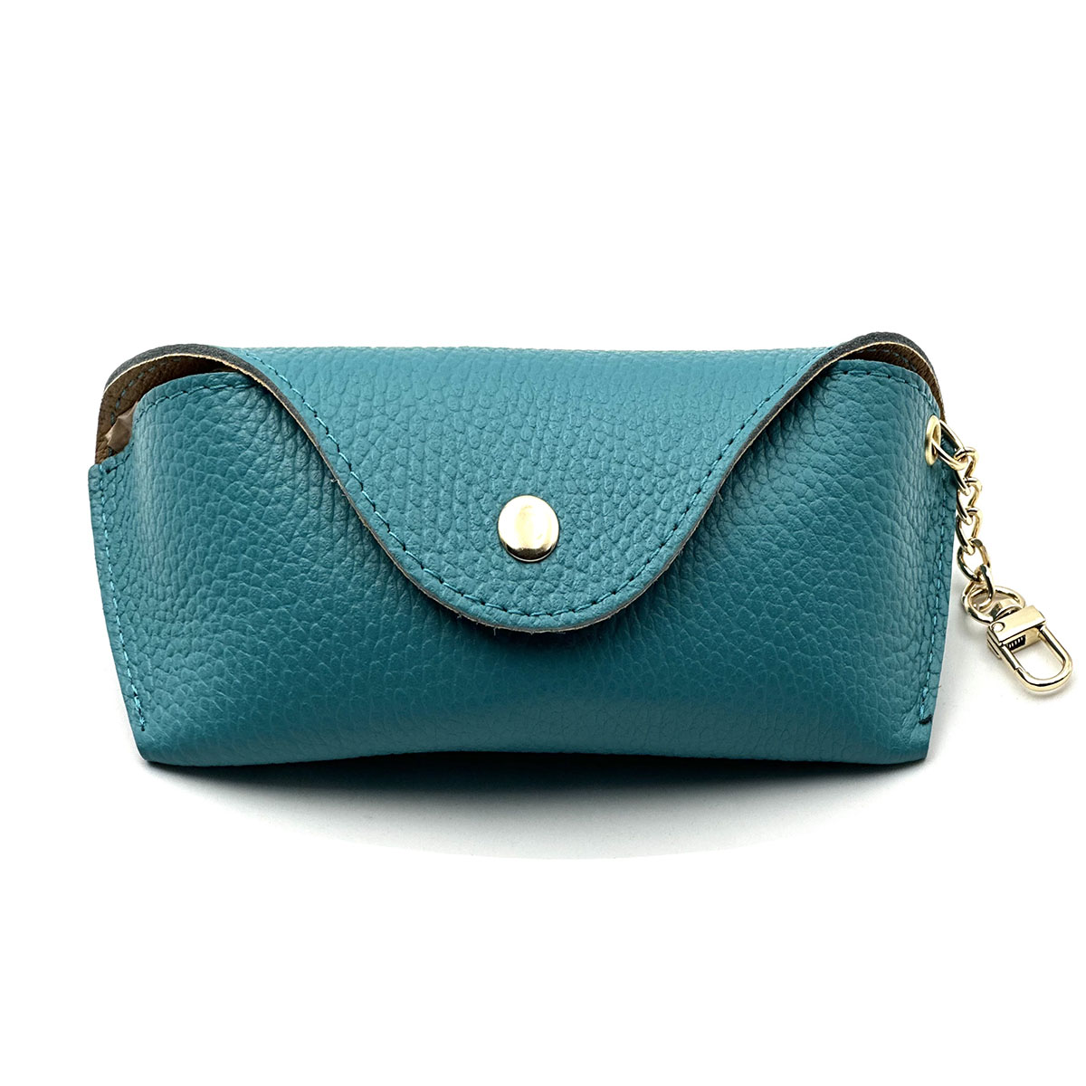 Lisetta Clip-On Leather Eyewear Case - Made In Italy