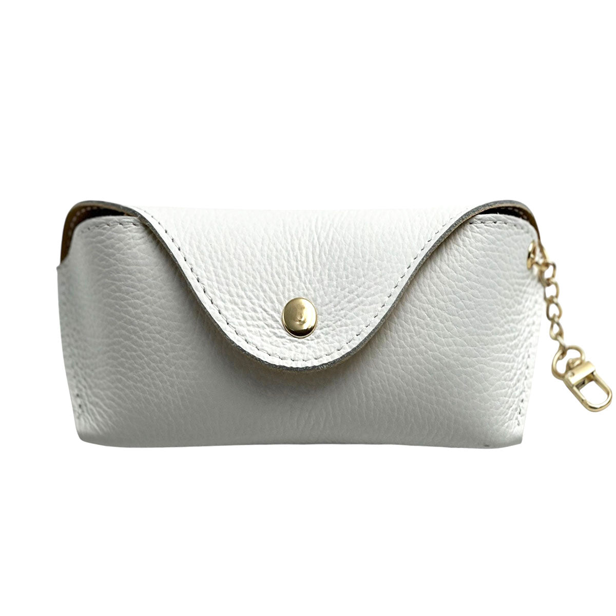 Lisetta Clip-On Leather Eyewear Case - Made In Italy