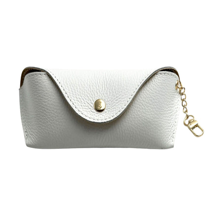 Lisetta Clip-On Leather Eyewear Case - Made In Italy