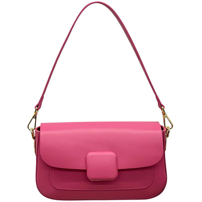 Serelia Cow Leather Shoulder and Crossbody Bag - Made In Italy