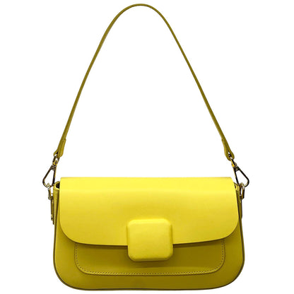 Serelia Cow Leather Shoulder and Crossbody Bag - Made In Italy