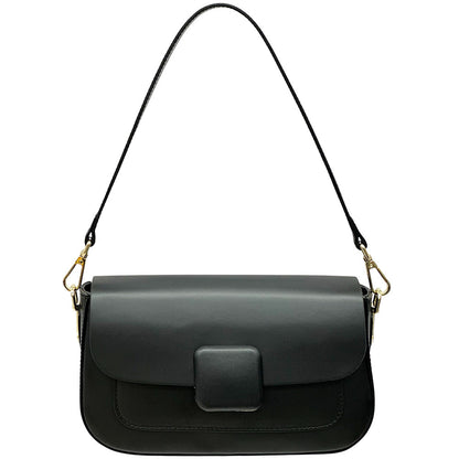 Serelia Cow Leather Shoulder and Crossbody Bag - Made In Italy