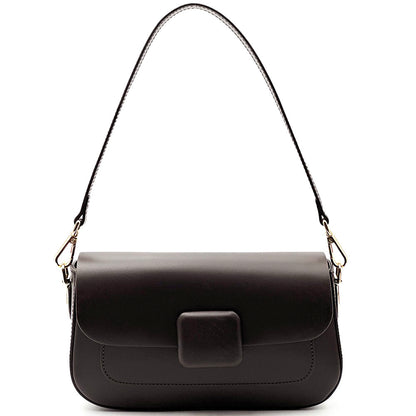 Serelia Cow Leather Shoulder and Crossbody Bag - Made In Italy