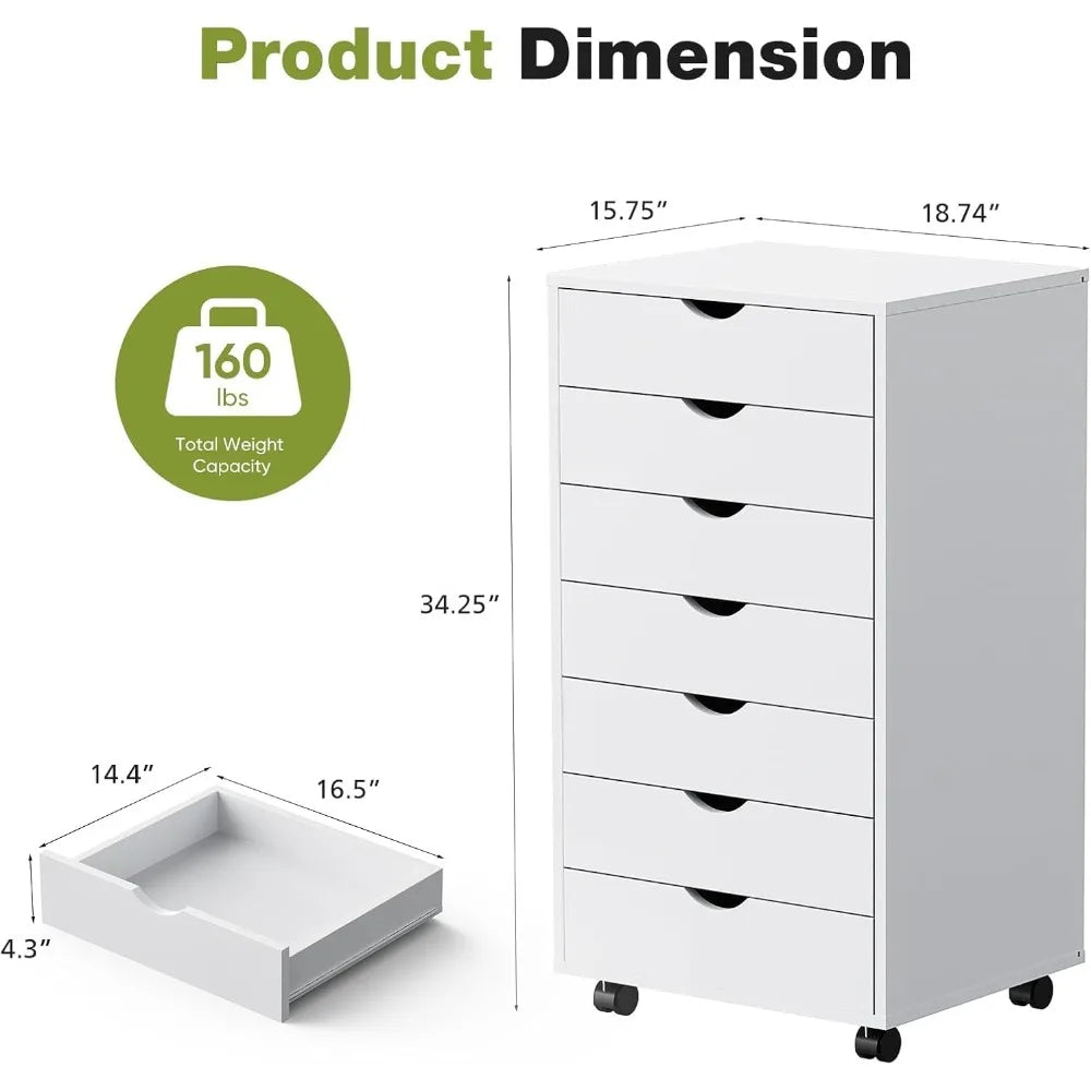 Storage Cabinet Dressers with Wheels, Dressers Storage Cabinets, Dresser Mobile Cabinet with Wheels, Room Organizer