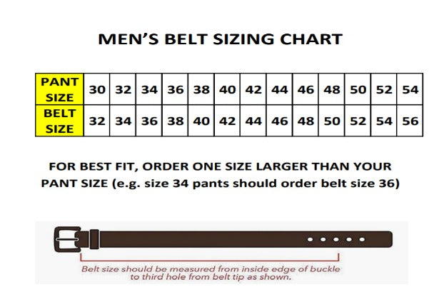 Western Cowboy Leather Belt - Blue &amp; Brown