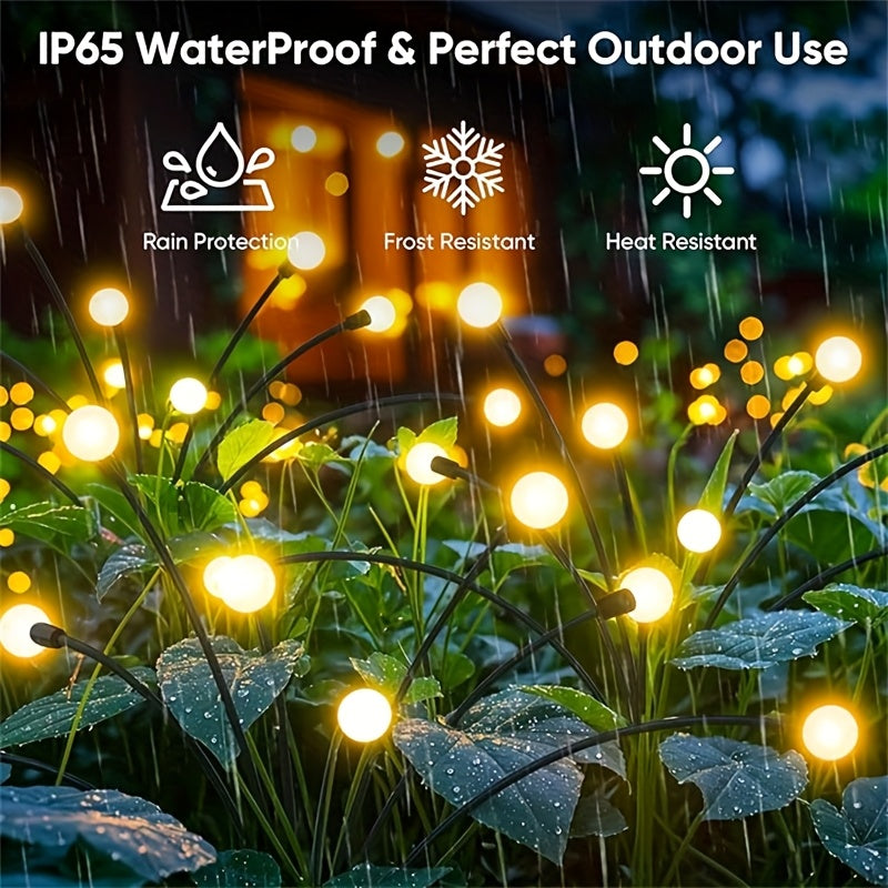 6-Pack 48 LED Solar Garden Lights, Solar Swaying Light