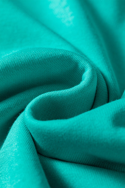Sea Green Relaxed Fit Polo T Shirt Dress